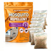 CuuFceEo front packaging showing eight mosquito repellent pouches and benefits