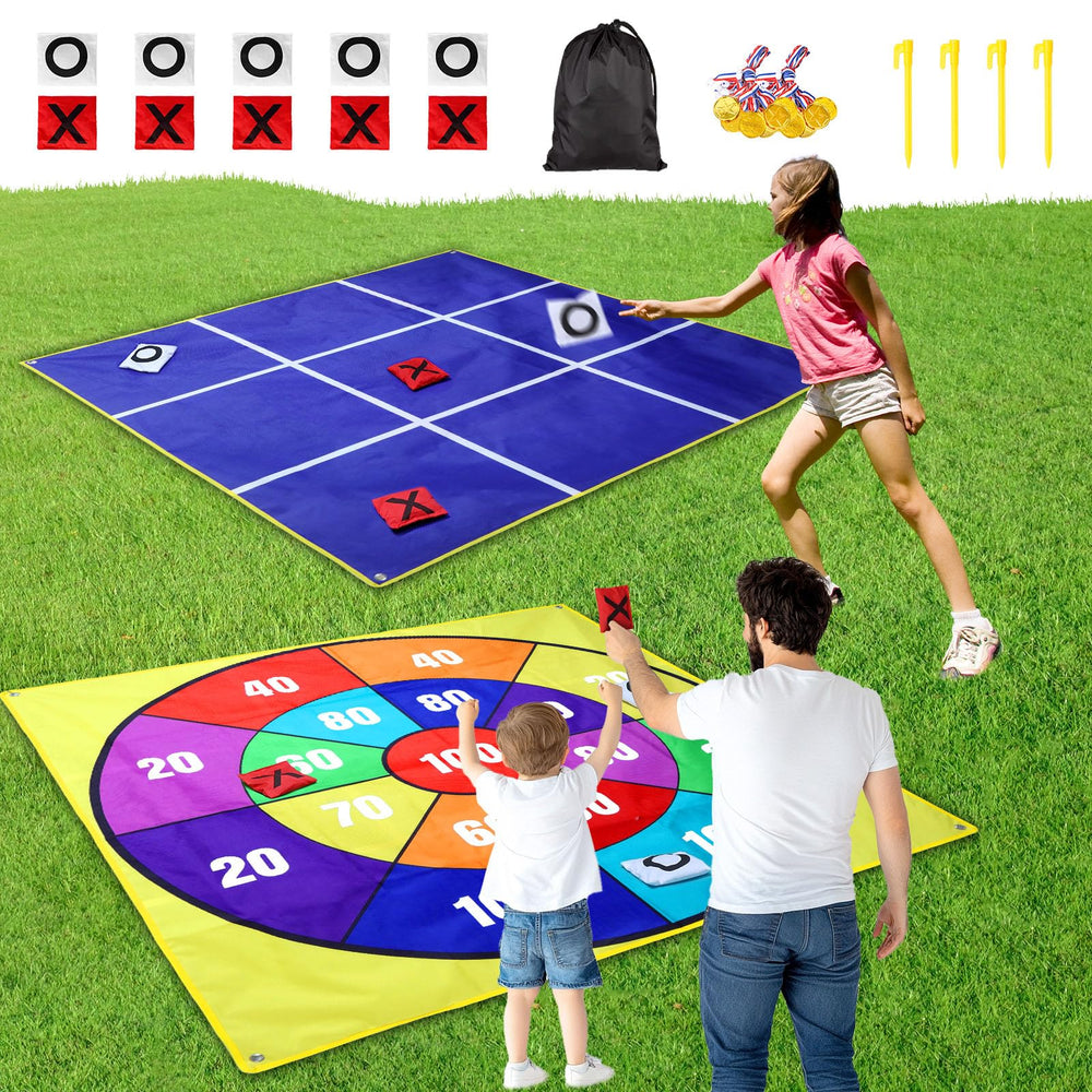 CWLAKON vista frontal del tapete 4.5ft preparado, ideal para juegos familiares