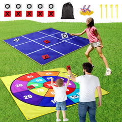 CWLAKON vista frontal del tapete 4.5ft preparado, ideal para juegos familiares
