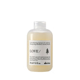 Davines botella frontal del champú con beneficio de hidratación visible