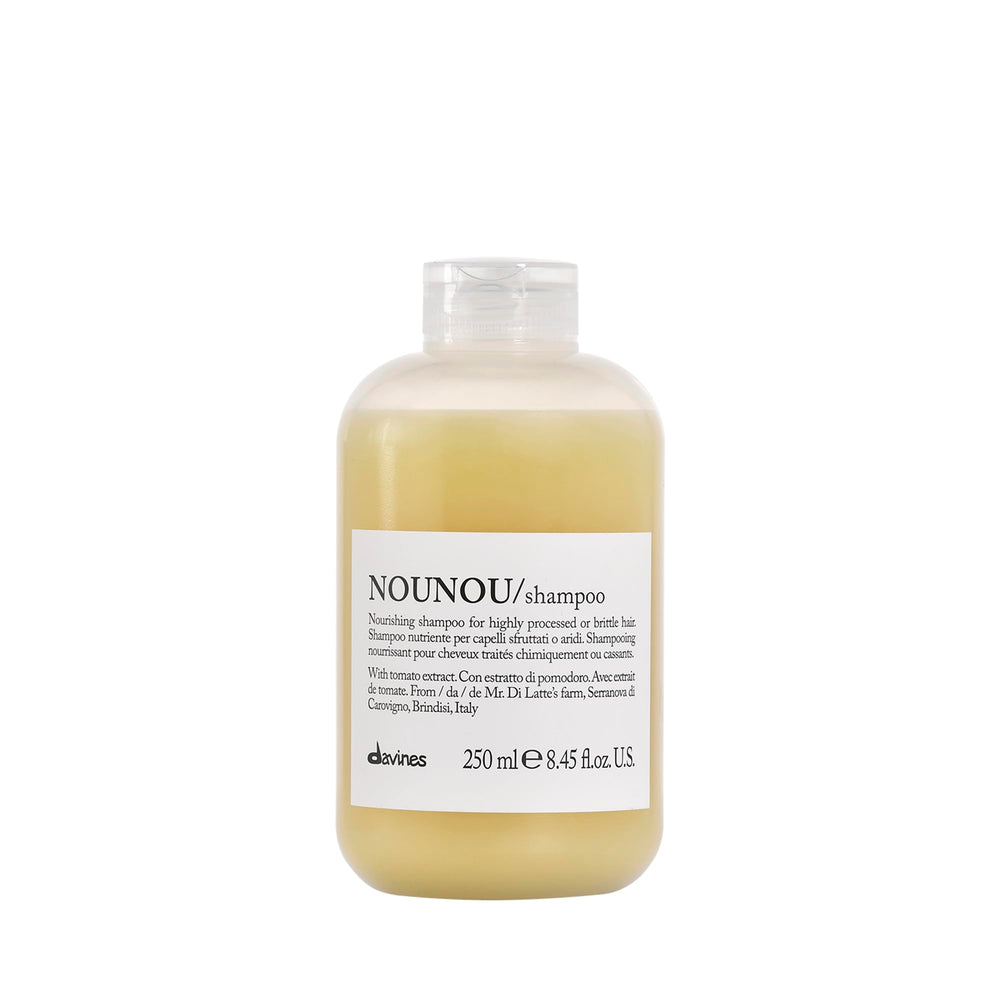 Davines NOUNOU frontal del envase mostrando la presentación y beneficio nutritivo