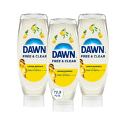 Dawn Free&Clear frente del envase EZ-Squeeze mostrando diseño funcional
