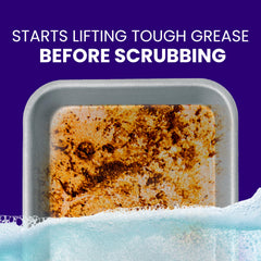 Dawn PROFESSIONAL cleaning heavily soiled pots and pans for faster turnaround in busy kitchens