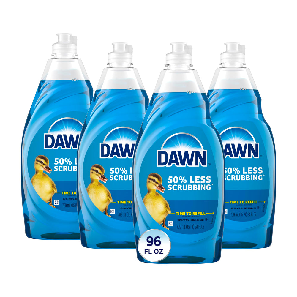 Dawn Ultra frente del envase mostrando tamaño y poder desengrasante