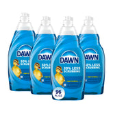 Dawn Ultra frente del envase mostrando tamaño y poder desengrasante