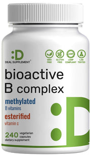 DEAL SUPPLEMENT vista frontal del frasco con 240 cápsulas y diseño informativo