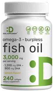 DEAL SUPPLEMENT frasco frontal mostrando etiqueta clara y dosis