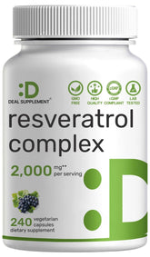 DEAL SUPPLEMENT frontal del envase mostrando 240 cápsulas y beneficios