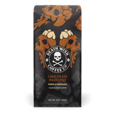 DEATH WISH COFFEE empaque frontal mostrando sabor y tamaño