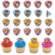 DecoPac empaque frontal con 24 anillos Paw Patrol, fácil identificación