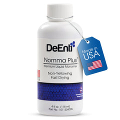 DeEnti Nomma Plus envase frontal mostrando la presentación de 4 oz y facilidad de uso