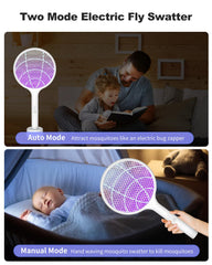 DEEZEE UV lamp illuminated attracting insects in darkness