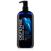 Defense Soap frente del envase 32oz mostrando presentación familiar y beneficio de larga duración