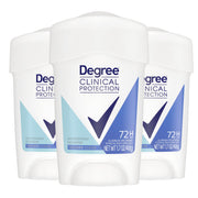 Degree Clinical pack frontal mostrando las tres unidades y su beneficio de reserva