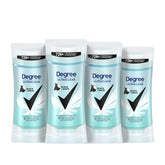 Degree frasco frontal mostrando etiqueta y beneficios de protección