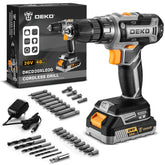 DEKOPRO drill front view showing compact body and ergonomic grip for comfortable handling