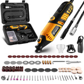 DEKOPRO rotary tool front view showing ergonomic grip and controls, improving comfort
