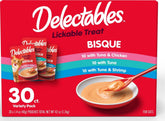 Delectables front packaging showing 30-count variety pack and benefits