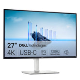 Dell S2725QC front view showing 4K display and sleek bezel for immersive visuals