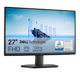 Dell SE2725HM front view showing slim bezel and clear display, improved productivity