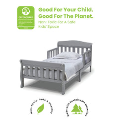 Delta Children Canton side view low profile for easy toddler access