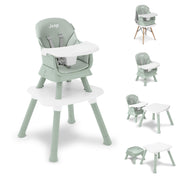 Delta Children trona frontal mostrando diseño versátil y fácil limpieza