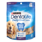 DentaLife Purina frente del empaque mostrando beneficios y frescura