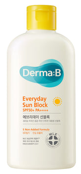 Derma B front packaging 200ml showing label and size for long-lasting use