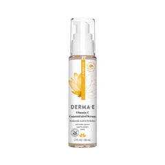 Derma E frontal del envase mostrando el sérum y beneficio de hidratación