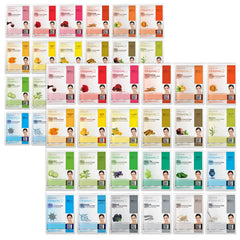 DERMAL pack frontal mostrando 48 mascarillas, conveniencia por unidad