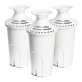DESENRUIS vista frontal del filtro con compatibilidad Brita y ahorro