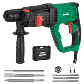 DESHUO rotary hammer front view showing compact design and balance for easier handling