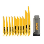 DEWALT hojas frontales mostrando variedad y organización beneficiosa