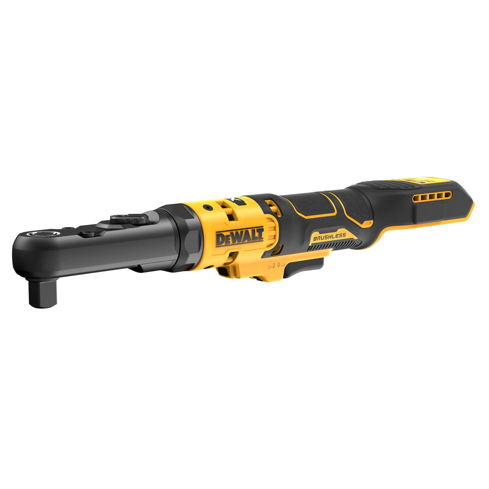 DEWALT DCF510B vista frontal mostrando diseño compacto y control