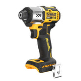 DEWALT impact driver front view showing compact body and grip for easy handling