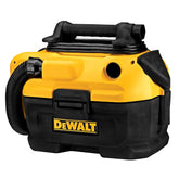 DEWALT front view of DCV581H showing compact body and handle, easy transport benefit