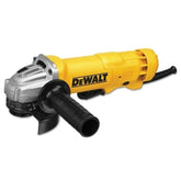 DEWALT DWE402 vista frontal mostrando tamaño compacto y control ergonómico