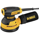 DEWALT DWE6423 front angle showing compact design and reliable performance