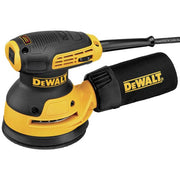DEWALT DWE6423 front angle showing compact design and reliable performance