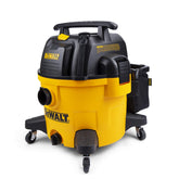 DEWALT DXV09PA vista frontal con accesorios, potencia y organización