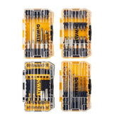 DEWALT front packaging showing the complete 100-piece kit and durable case benefit