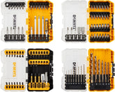 DEWALT frontal con estuche y brocas organizado aumenta la eficiencia