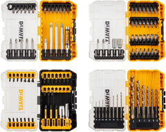 DEWALT frontal con estuche y brocas organizado aumenta la eficiencia