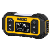 DEWALT imagen frontal del inflador portátil con diseño compacto y robusto