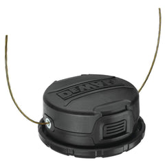 DEWALT cabezal carrete frontal mostrando durabilidad y corte preciso