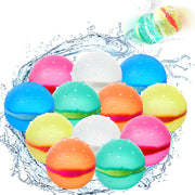 DEXKWEN paquete frontal mostrando los 12 globos reutilizables y colores variados