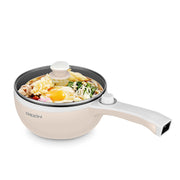 DEZIN front view with lid showing compact design and fast heating benefit