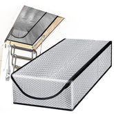 DGSL front view of attic insulation cover showing full product and seal benefit