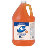 Dial 1 gallon front label showing product identity and benefits