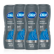 Dial botella frontal 16 fl oz mostrando diseño y fácil dispensado